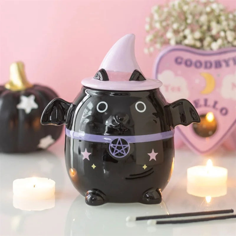 Pastel Bat Cat Oil Burner