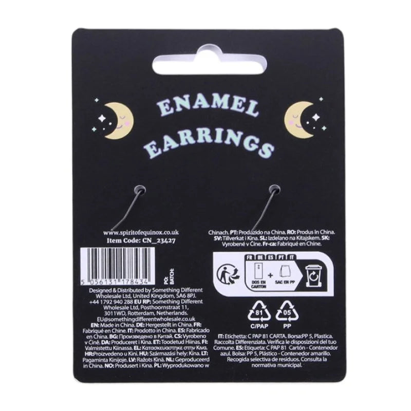 Pastel Talking Board Planchette Earrings