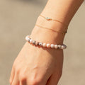 Petite Power Bracelet (17cmx6mm) - Pink Jasper Gemstone Bracelets – 6mm Beads