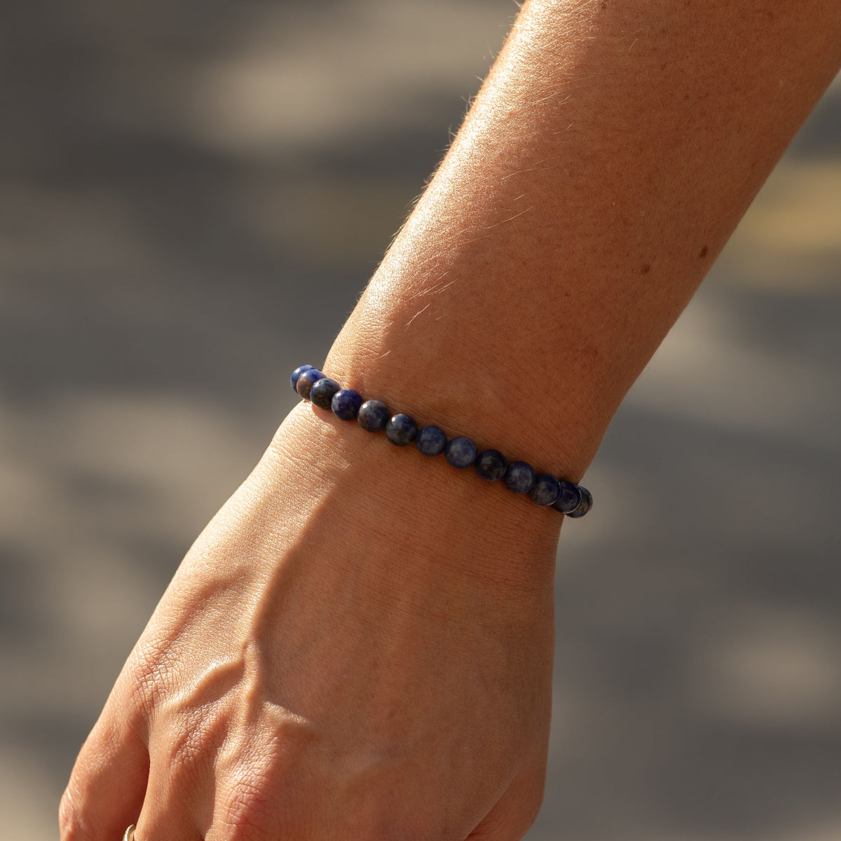 Petite Power Bracelet (17cmx6mm) - Sodalite Gemstone Bracelets – 6mm Beads
