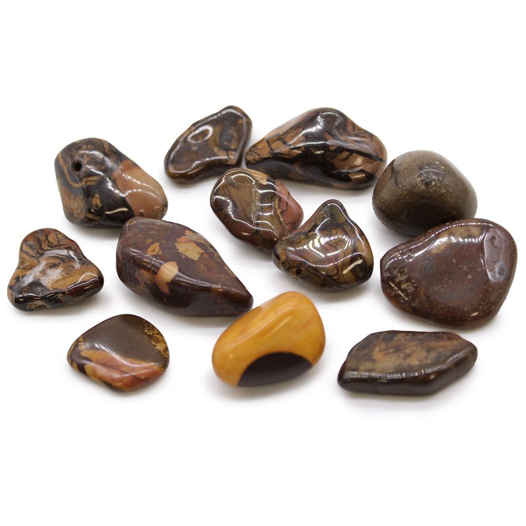 Medium African Tumble Stones - Picture Nguni From Witch, Please!