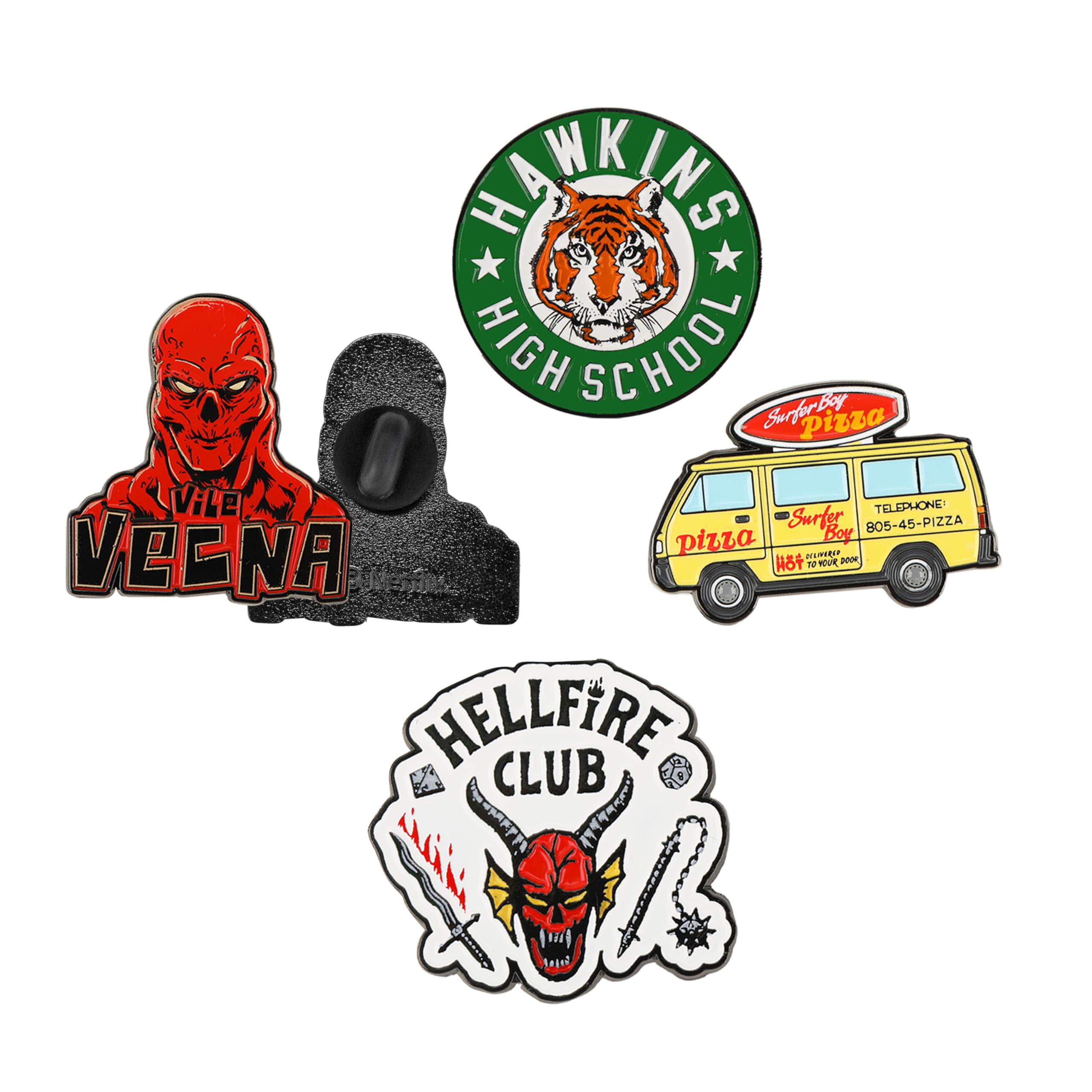 Pin set of 4 - Stranger Things Season 4