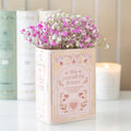 Pink Book Shaped Vase
