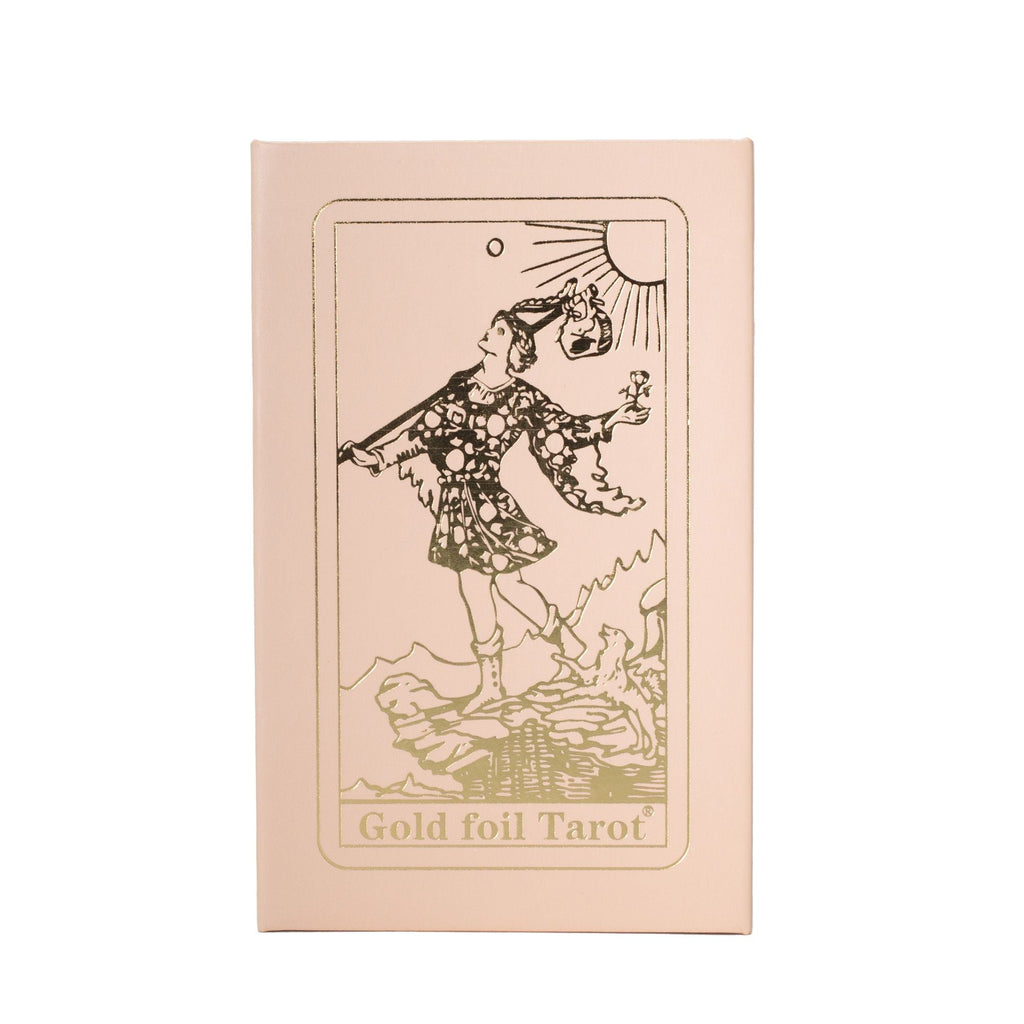 Pink Box Ruby Foil Tarot Card Gift Set - with booklet Cards & Reading Cloths
