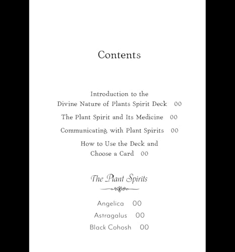 Plant Spirits Oracle : A 40-Card Deck and Guidebook