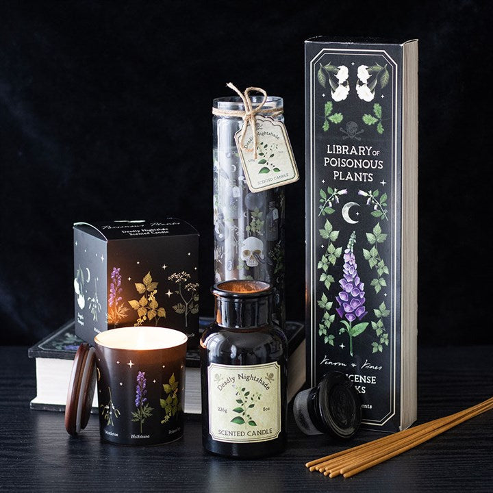 Poisonous Plants Deadly Nightshade Tube Candle - Candle