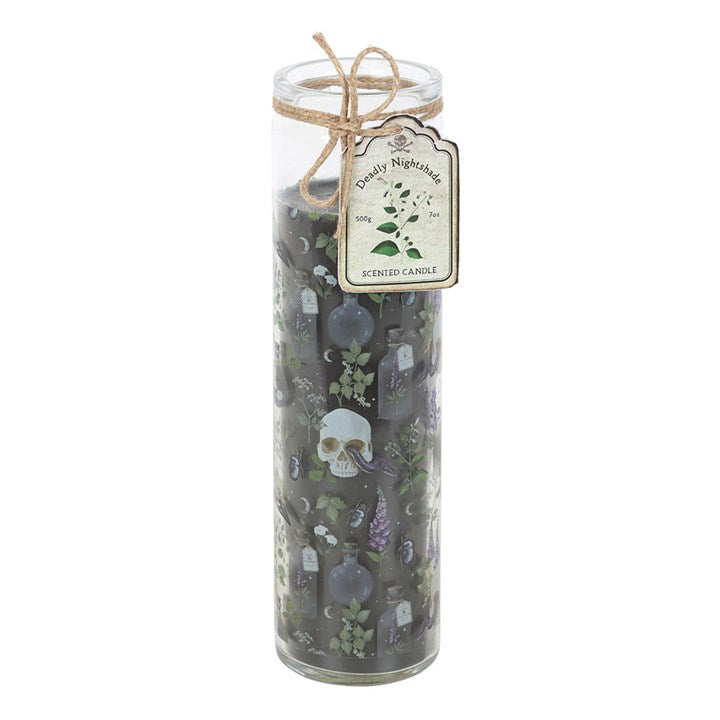 Poisonous Plants Deadly Nightshade Tube Candle - Candle