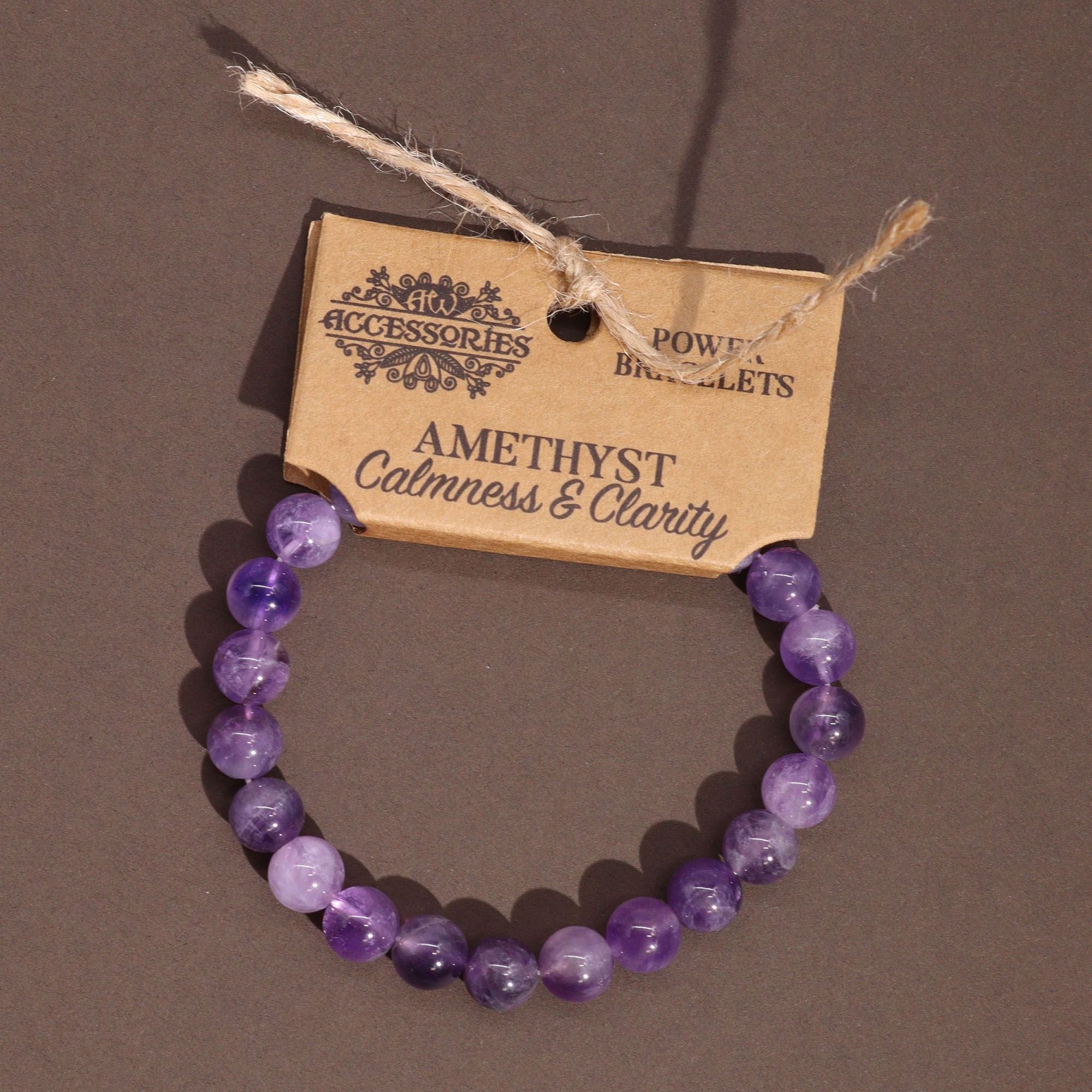 Power Bracelet - Amethyst Bracelets