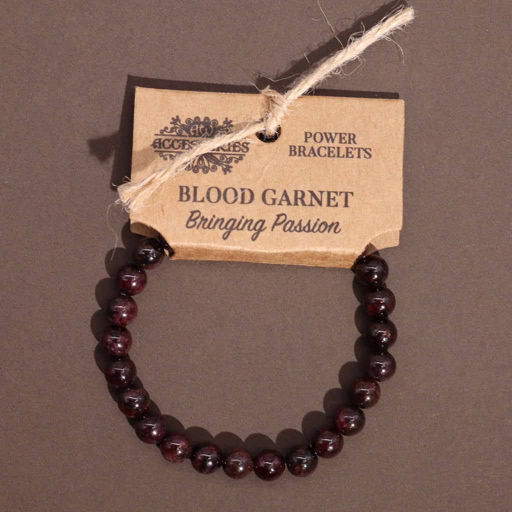 Power Bracelet - Blood Garnet Bracelets