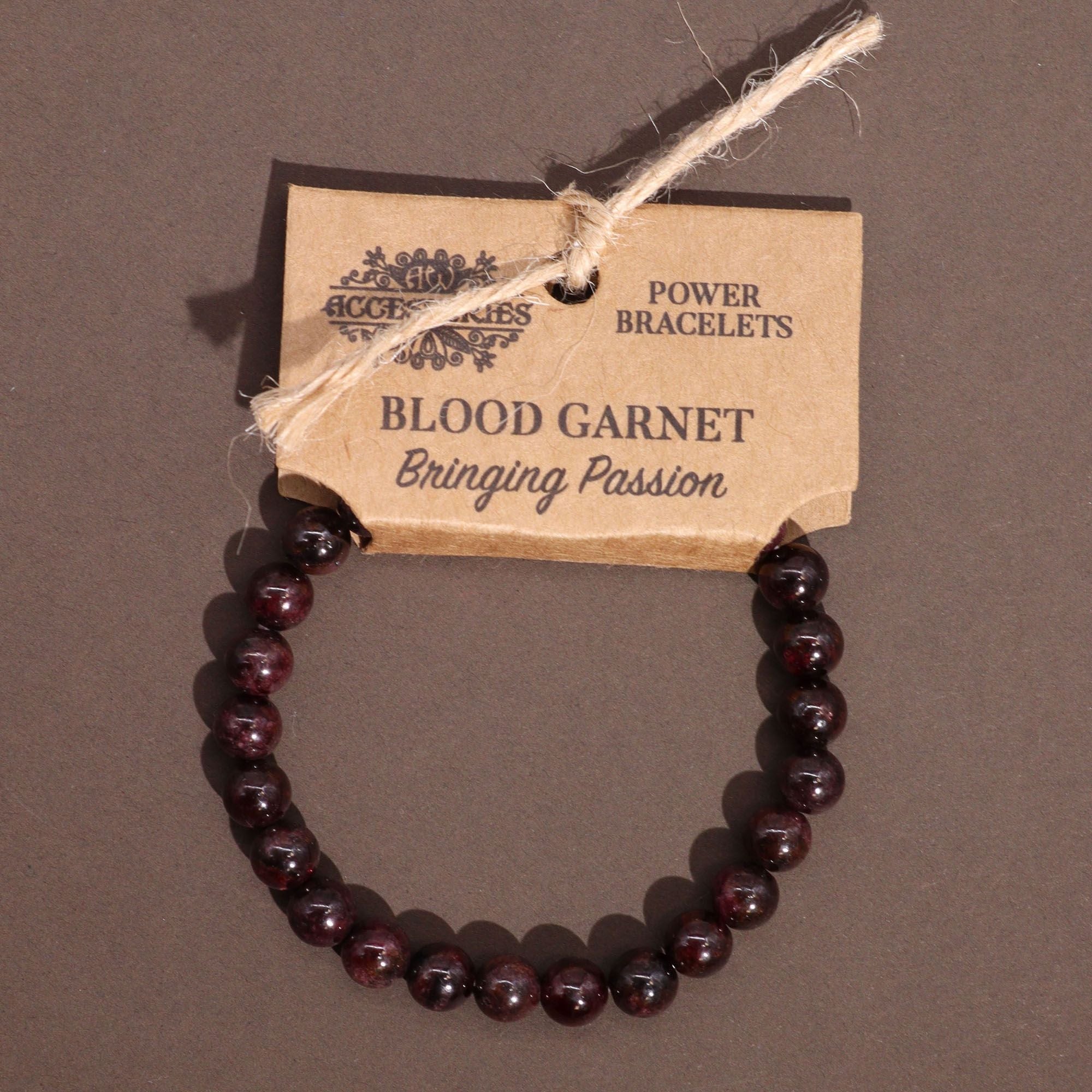 Power Bracelet - Blood Garnet Bracelets