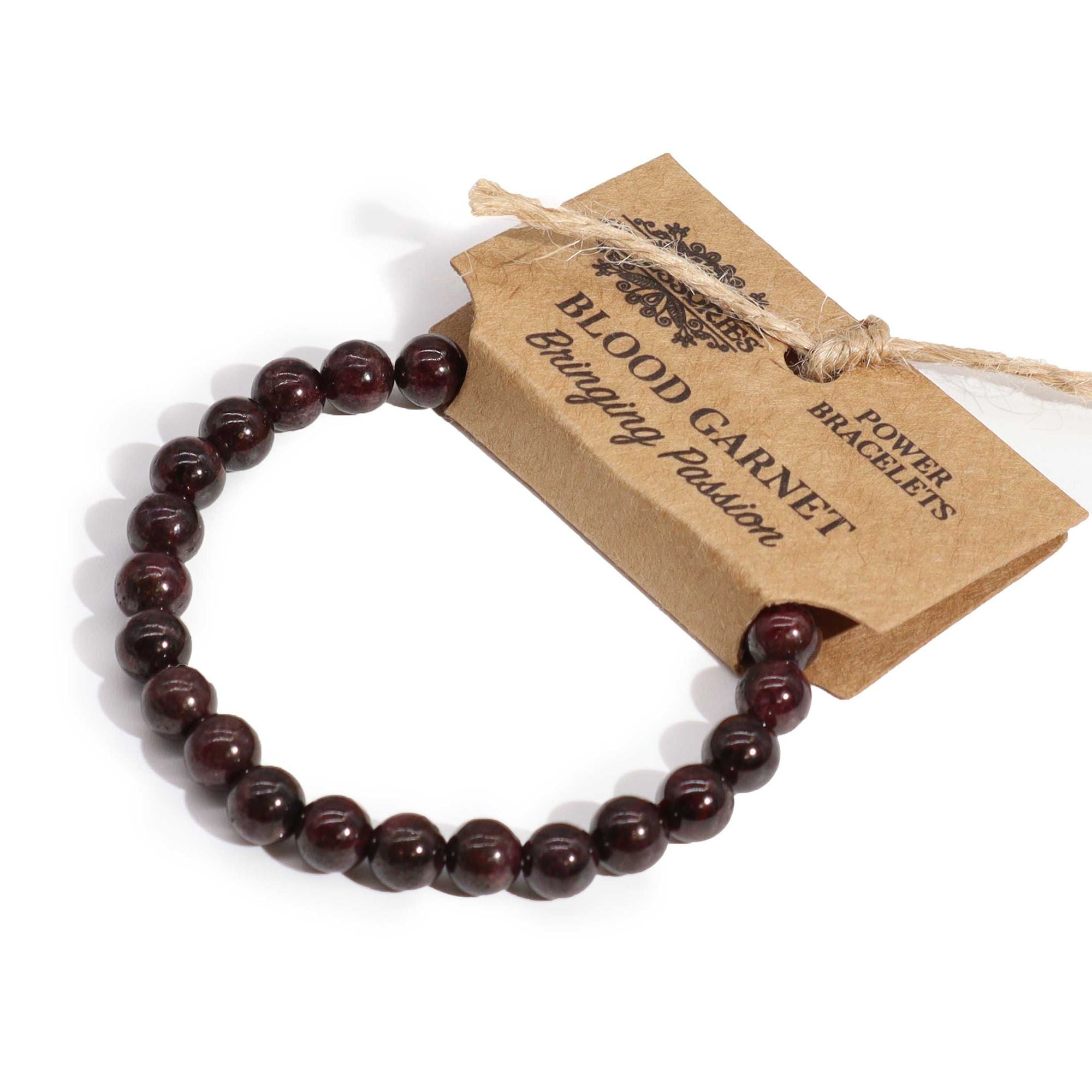 Power Bracelet - Blood Garnet Bracelets