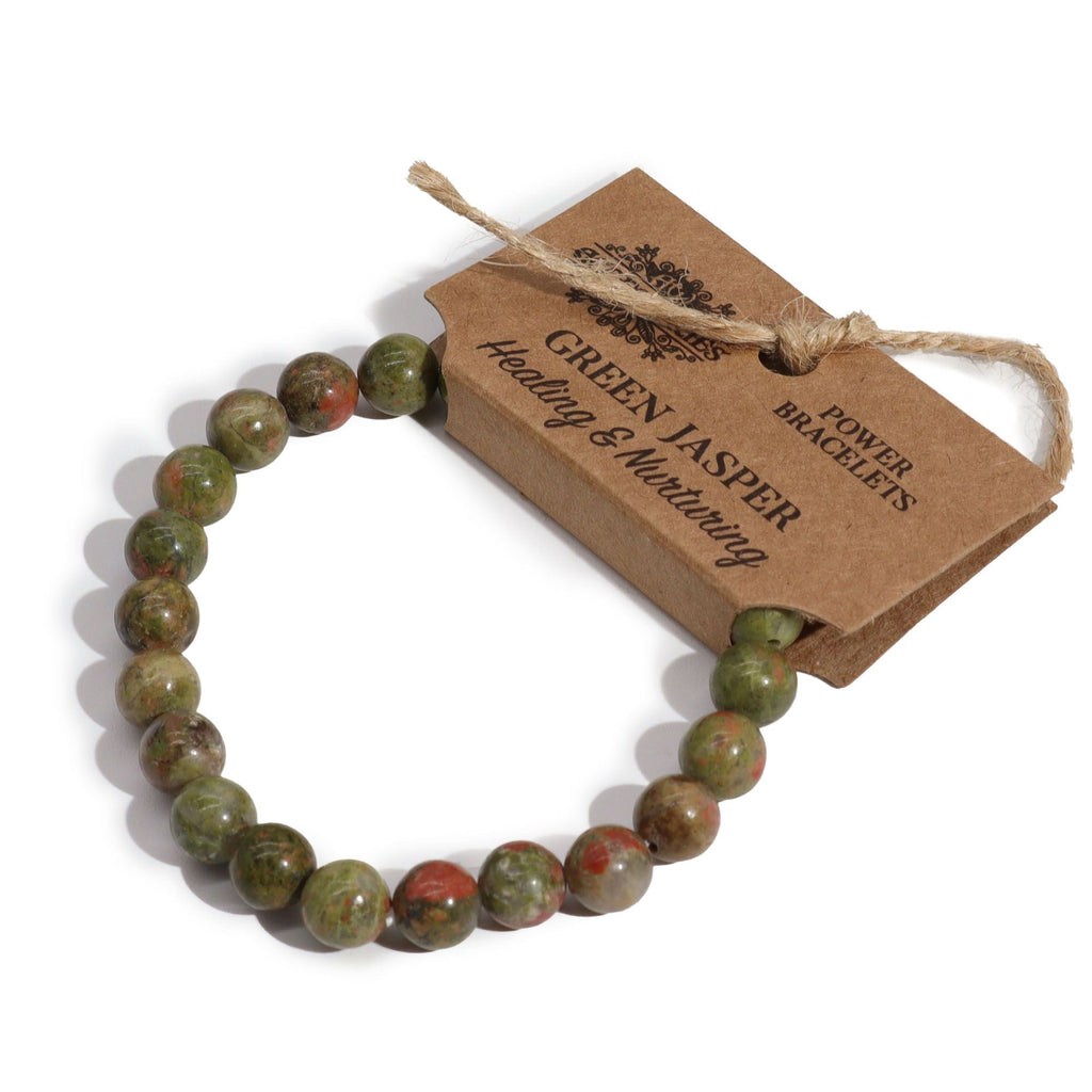 Power Bracelet - Green Jasper Bracelets