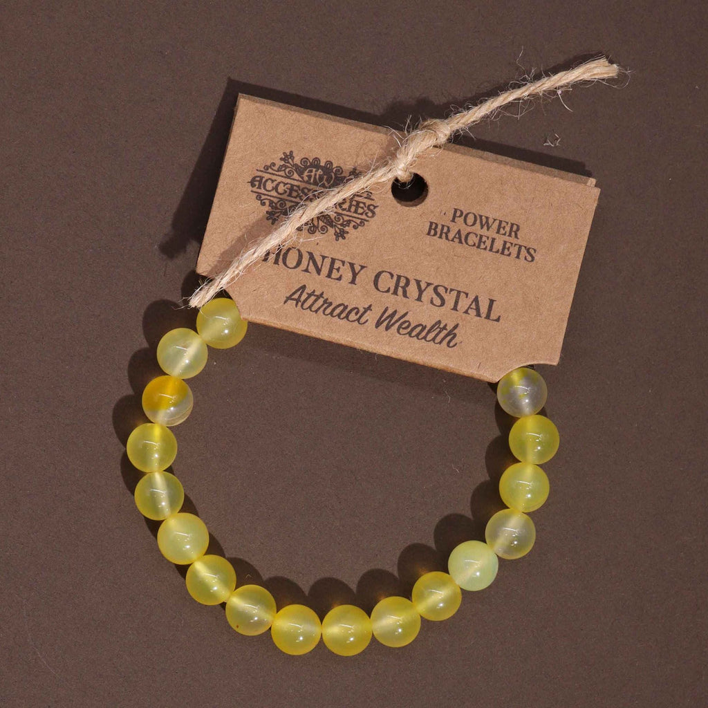 Power Bracelet - Honey Crystal Bracelets