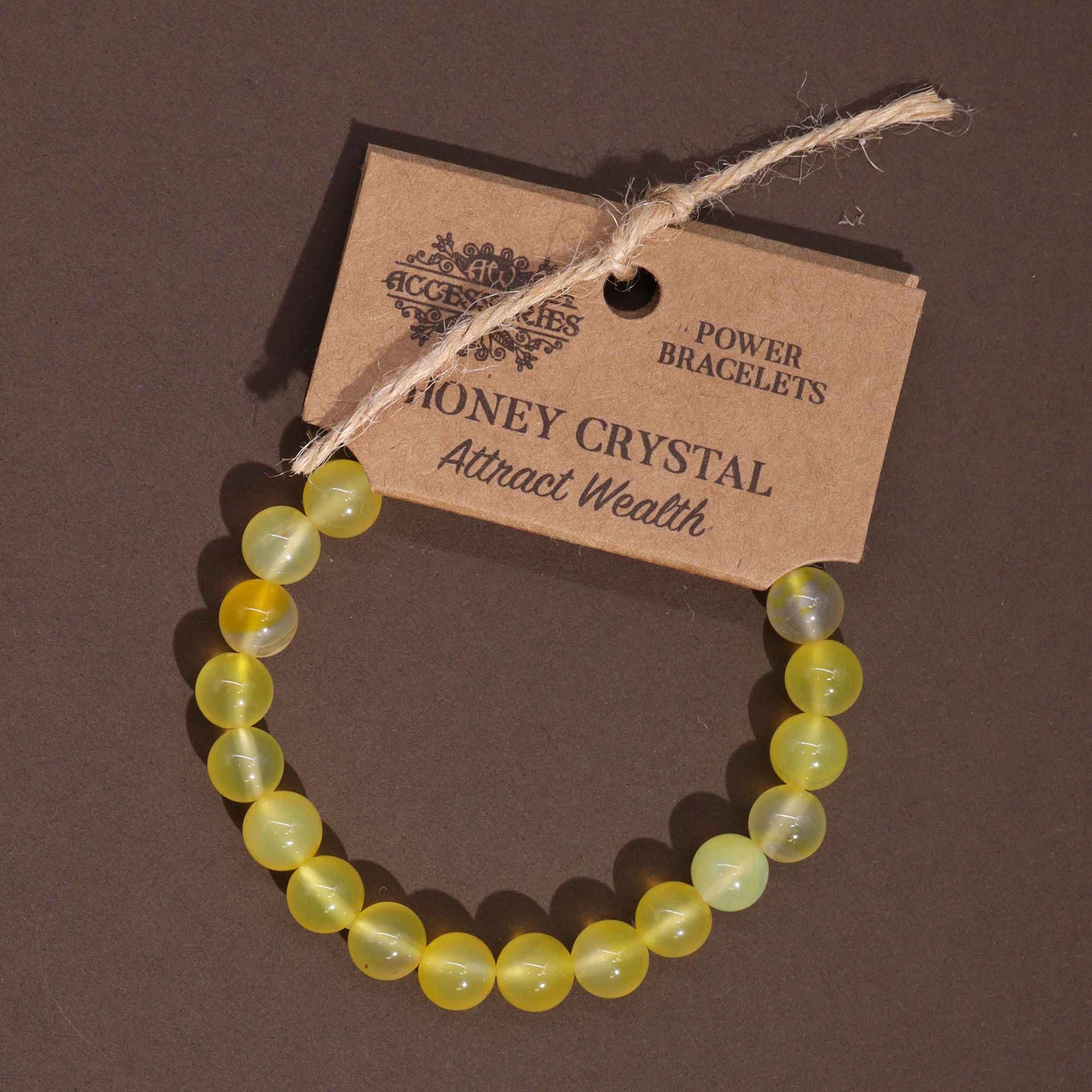 Power Bracelet - Honey Crystal Bracelets