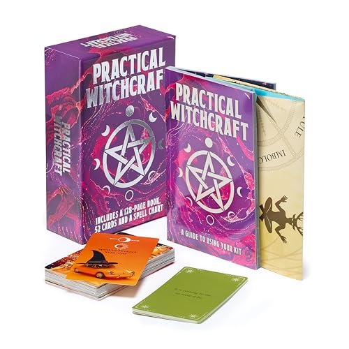 Practical Witchcraft Book & Card Deck: Includes 128-page book 52 cards and a spell chart Paperback / softback Tarot