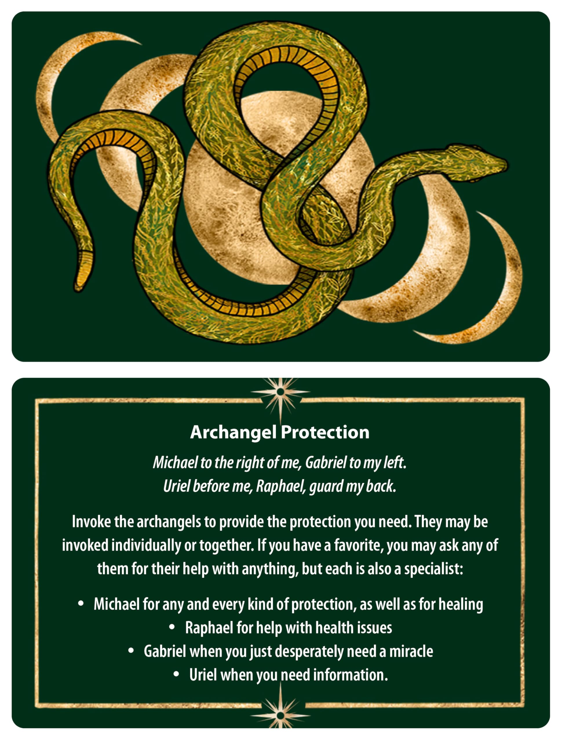 Protection Spells : 36 Cards for Magical Self-Defense (36 Full-Color Cards)