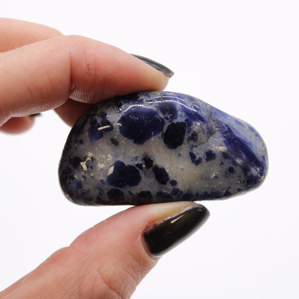 Medium African Tumble Stones - Sodalite - Pure Blue From Witch, Please!