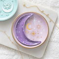 Purple Moon Stacking Trinket Dishes