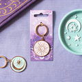 Purple Sun Keyring