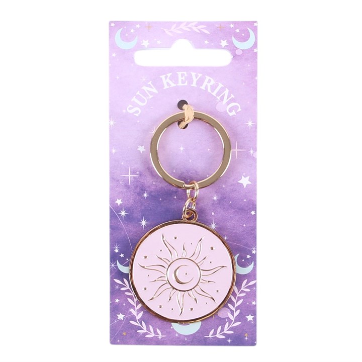 Purple Sun Keyring