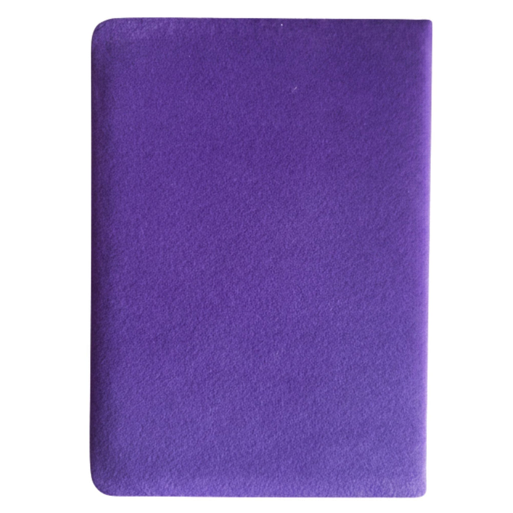 Purple Velvet Notebook - 80 pages - Create Magic Wellness & Gratitude Notebooks