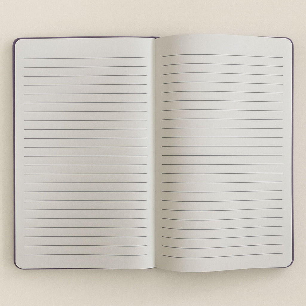 Purple Velvet Notebook - 80 pages - Create Magic Wellness & Gratitude Notebooks