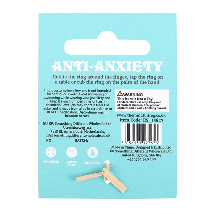 Rain or Shine Anti-Anxiety Fidget Ring