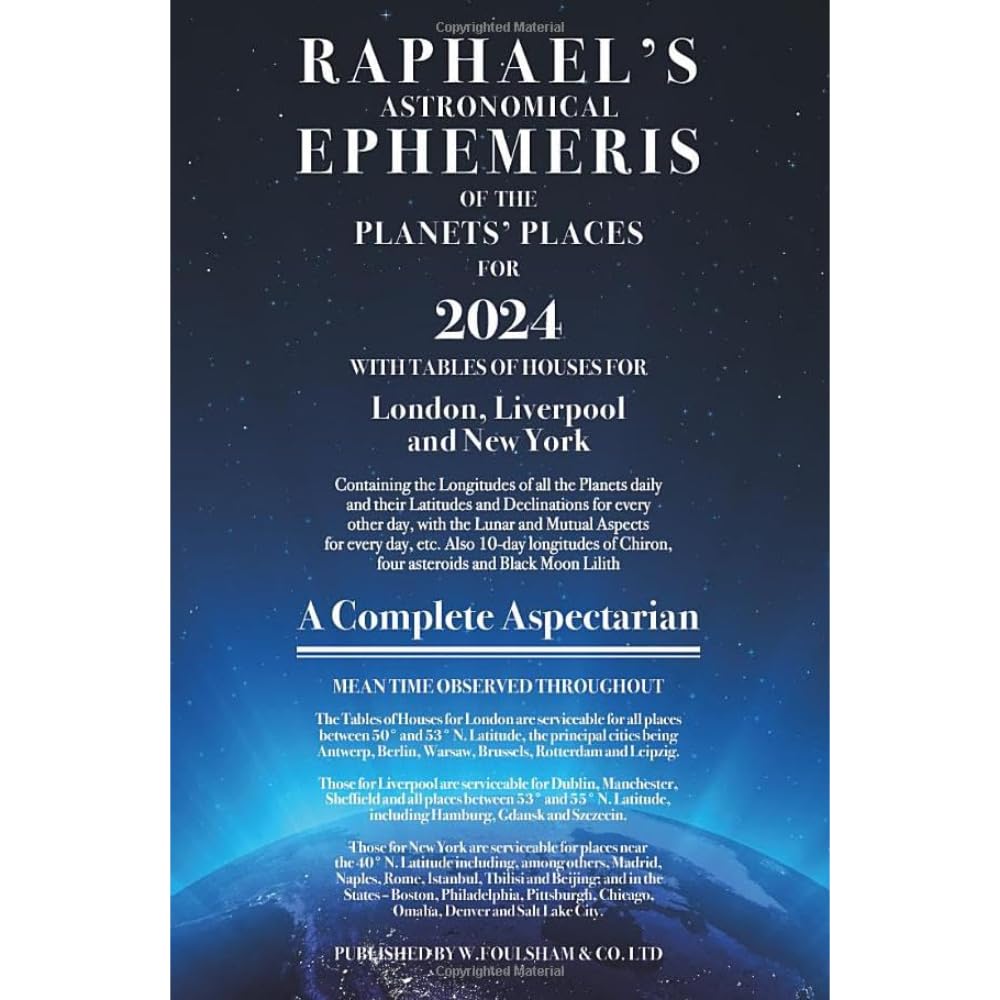 Raphael's Ephemeris 2024 - Sold by Witch, Please!