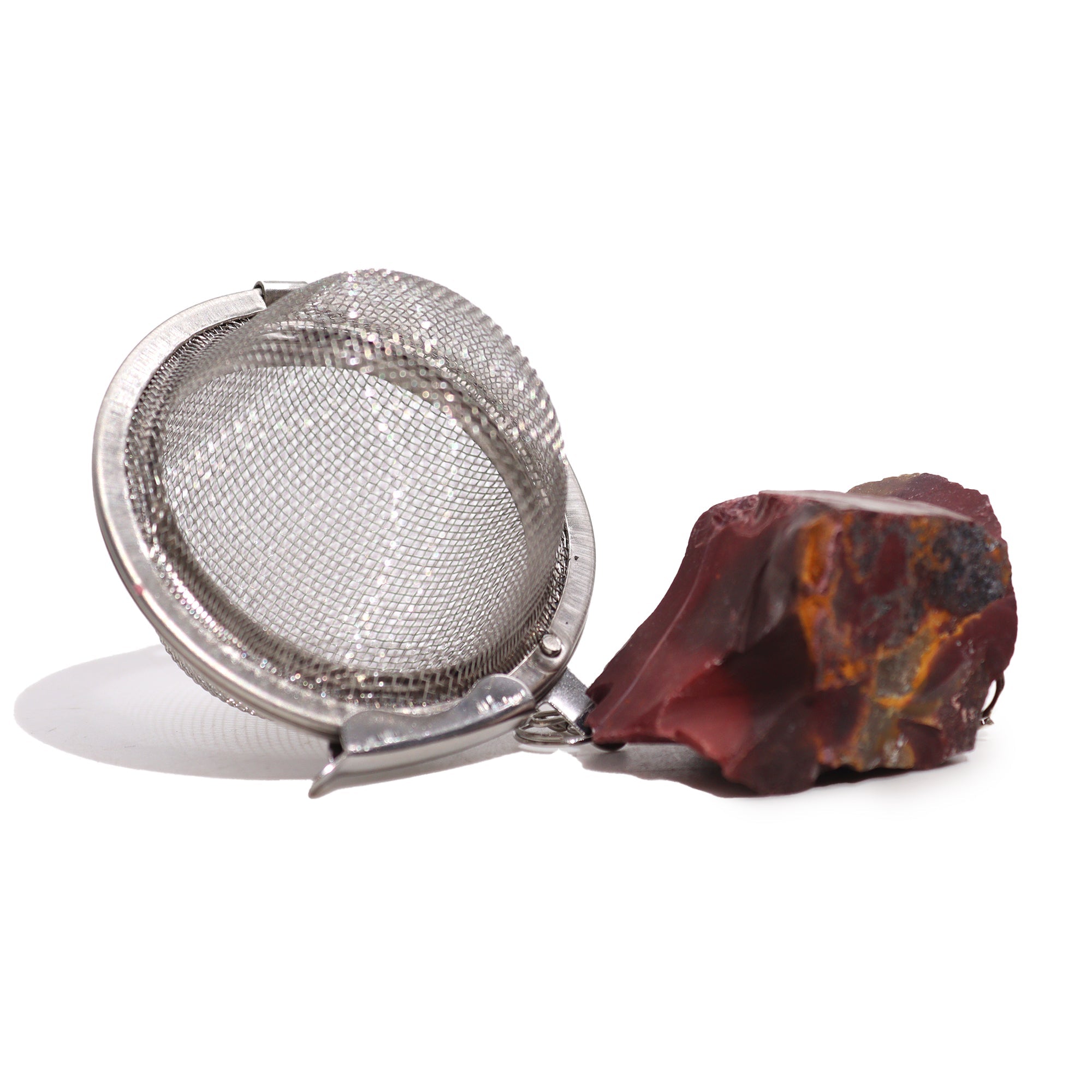 Raw Crystal Gemstone Tea Strainer - Mookaite From Witch, Please!