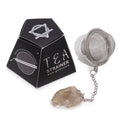 Raw Crystal Gemstone Tea Strainer - Smoky Quartz From Witch, Please!