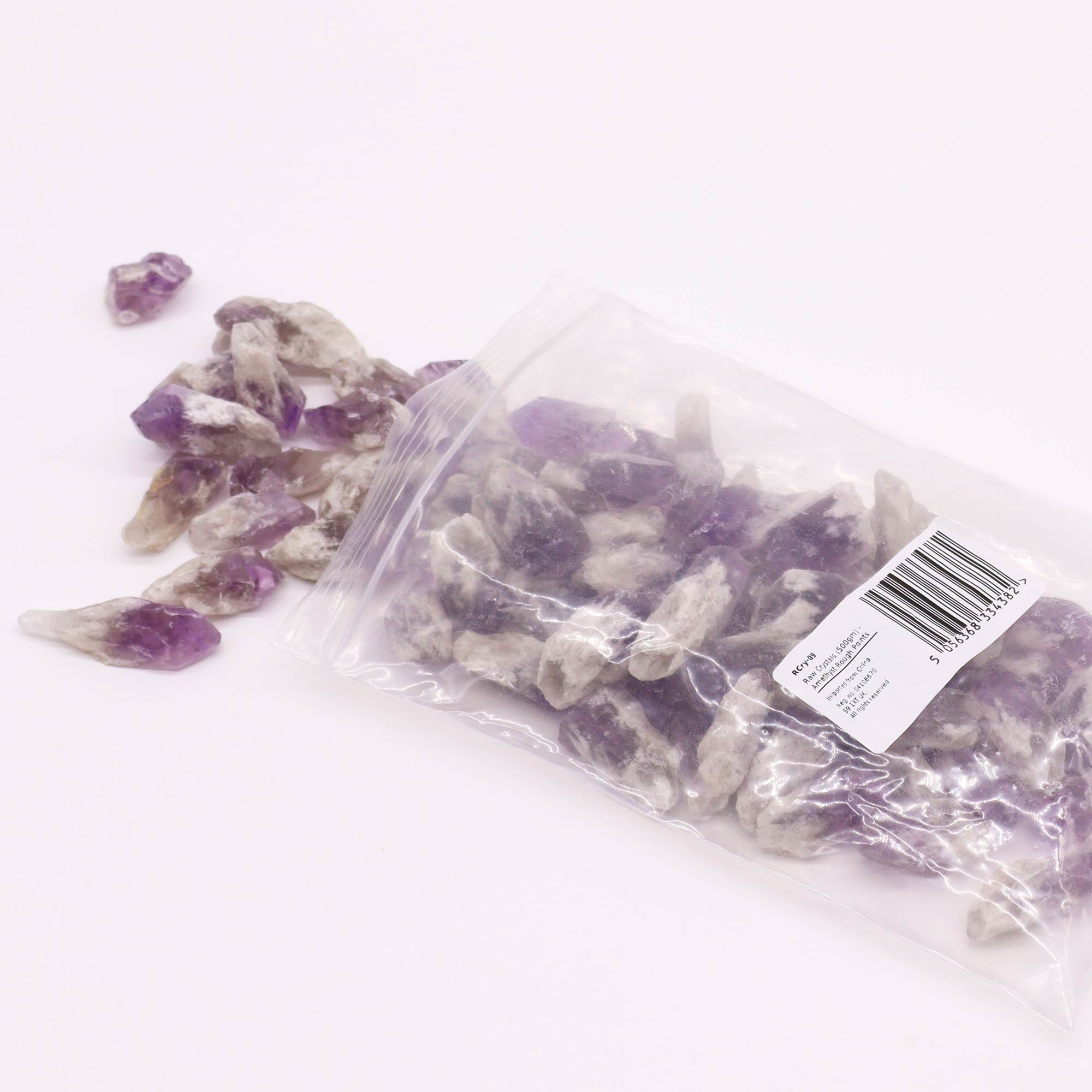 Raw Crystals (500gm) - Amethyst Rough Points From Witch, Please!