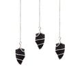 Raw Gemstone Pendulum - Black Agate From Witch, Please!