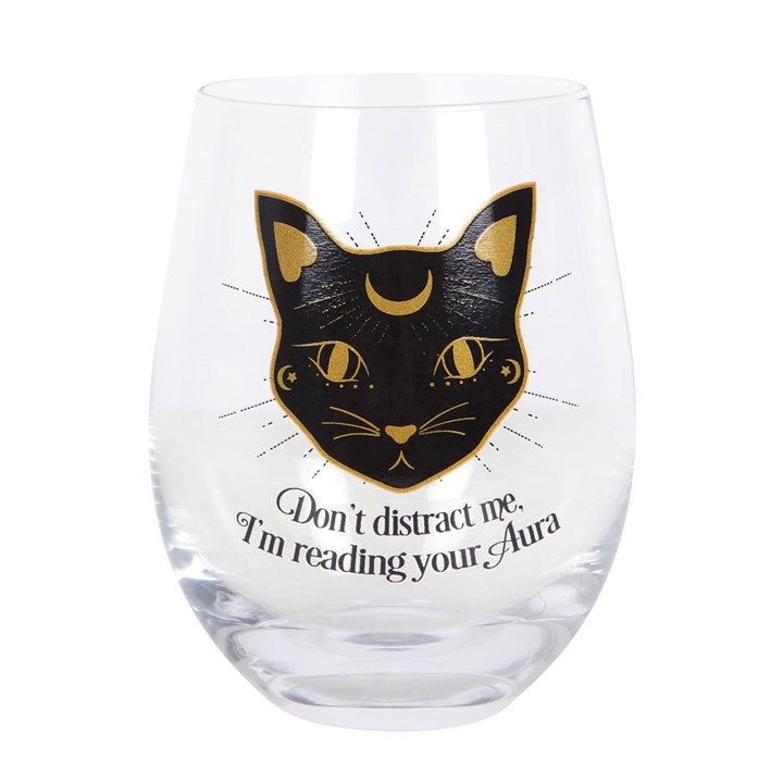Reading Your Aura Stemless Wine Glass From Witch, Please!