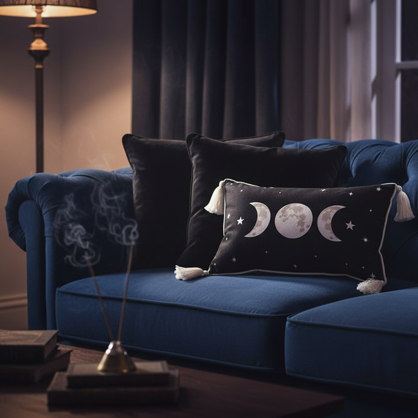 Rectangular Triple Moon Cushion