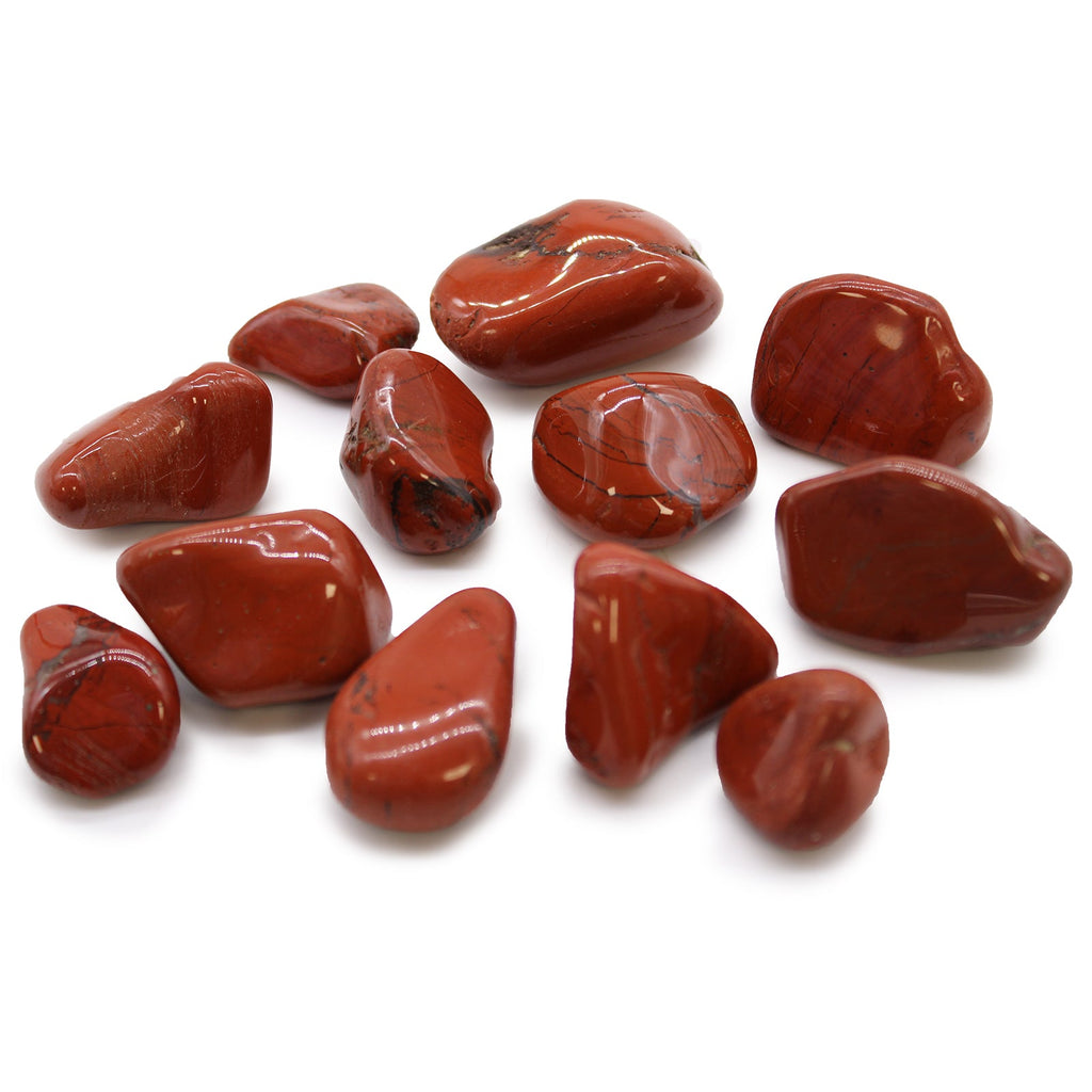 Medium African Tumble Stones - Jasper - Red From Witch, Please!