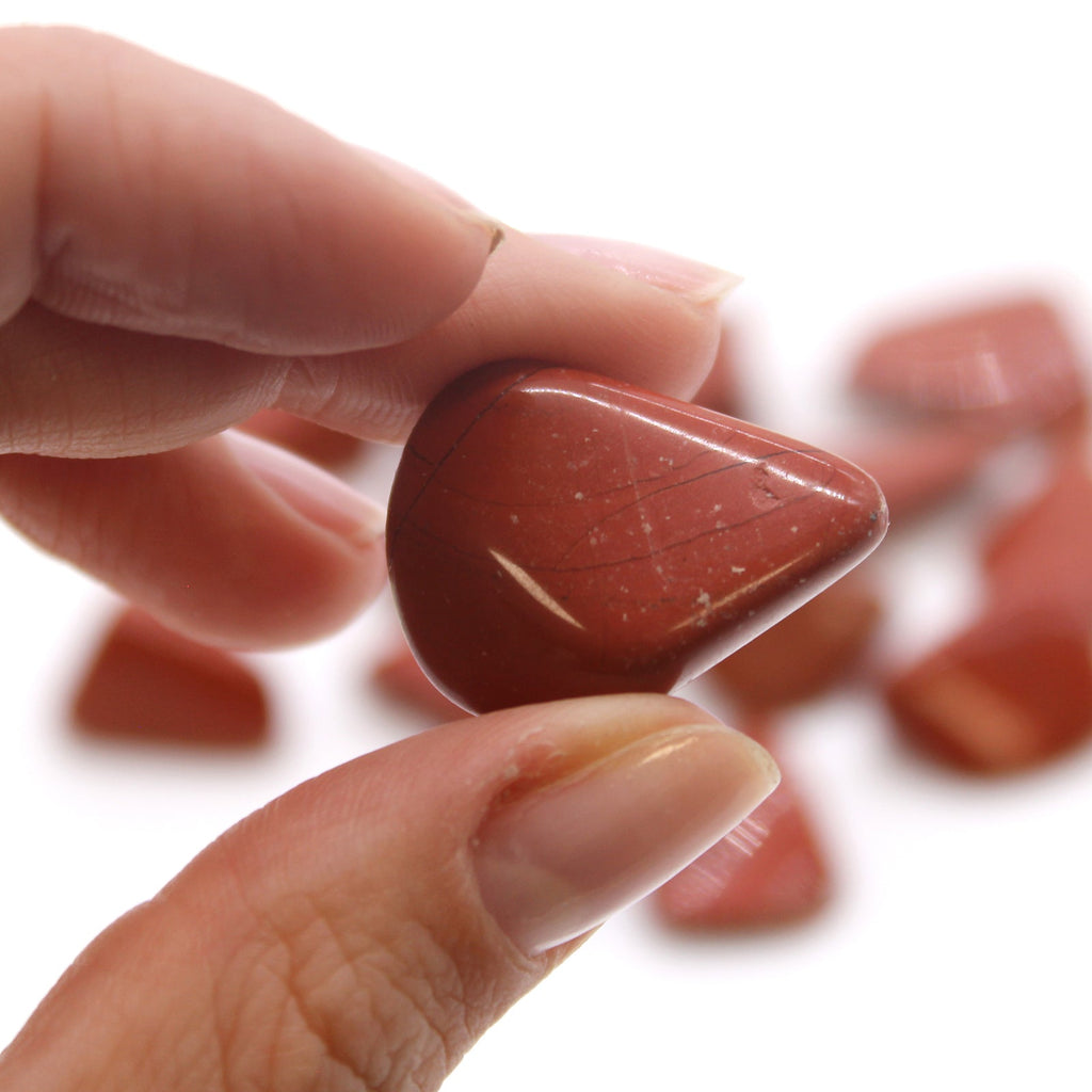 M Tumble Stone - Jasper - Red From Witch, Please!