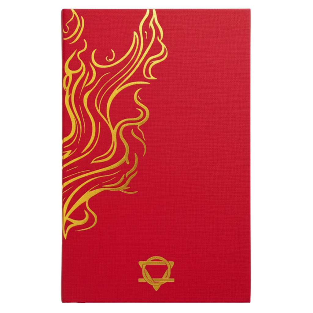 Red Wellness Journal - 120 pages - Golden Mandala and Lotus & Gratitude Notebooks