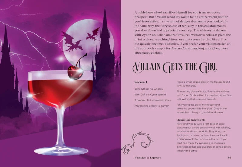 Romantasy Cocktails: 60 spicy and sweet drinks to set your heart aflame, for fans of Fourth Wing, When The Moon Hatched and A Court of Thorns and Roses