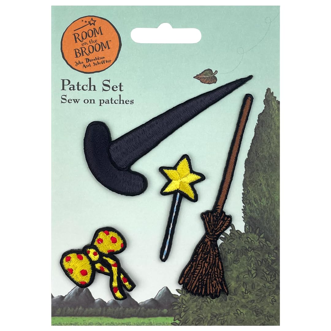 Room On The Broom Sew On Patch Set