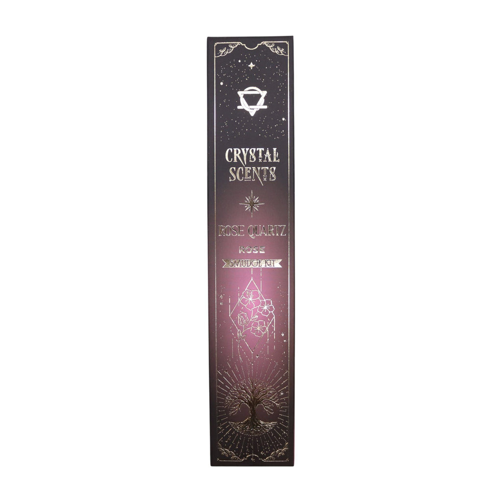 Rose Quartz Crystal Scents Smudge Incense