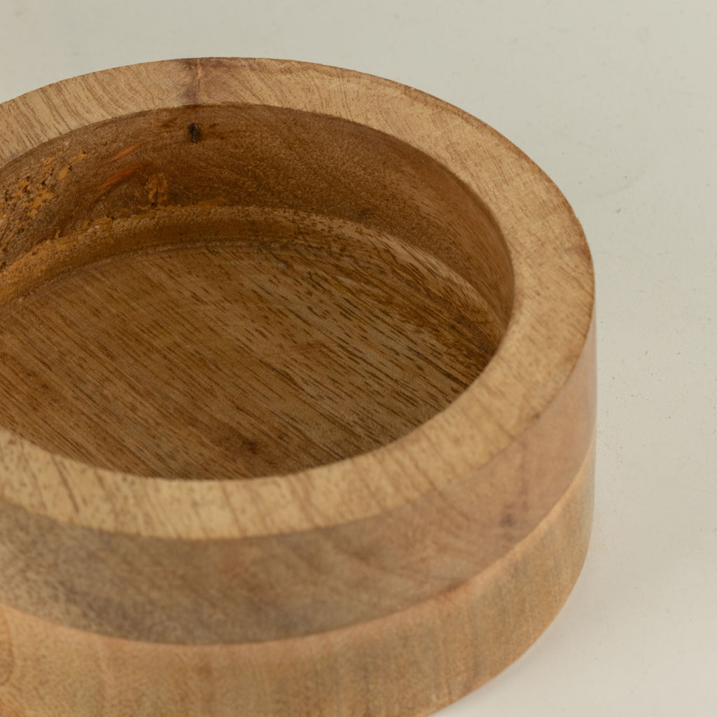 Round Enamelled Box - Petite Secrets Ceramic Glazed Wooden Boxes