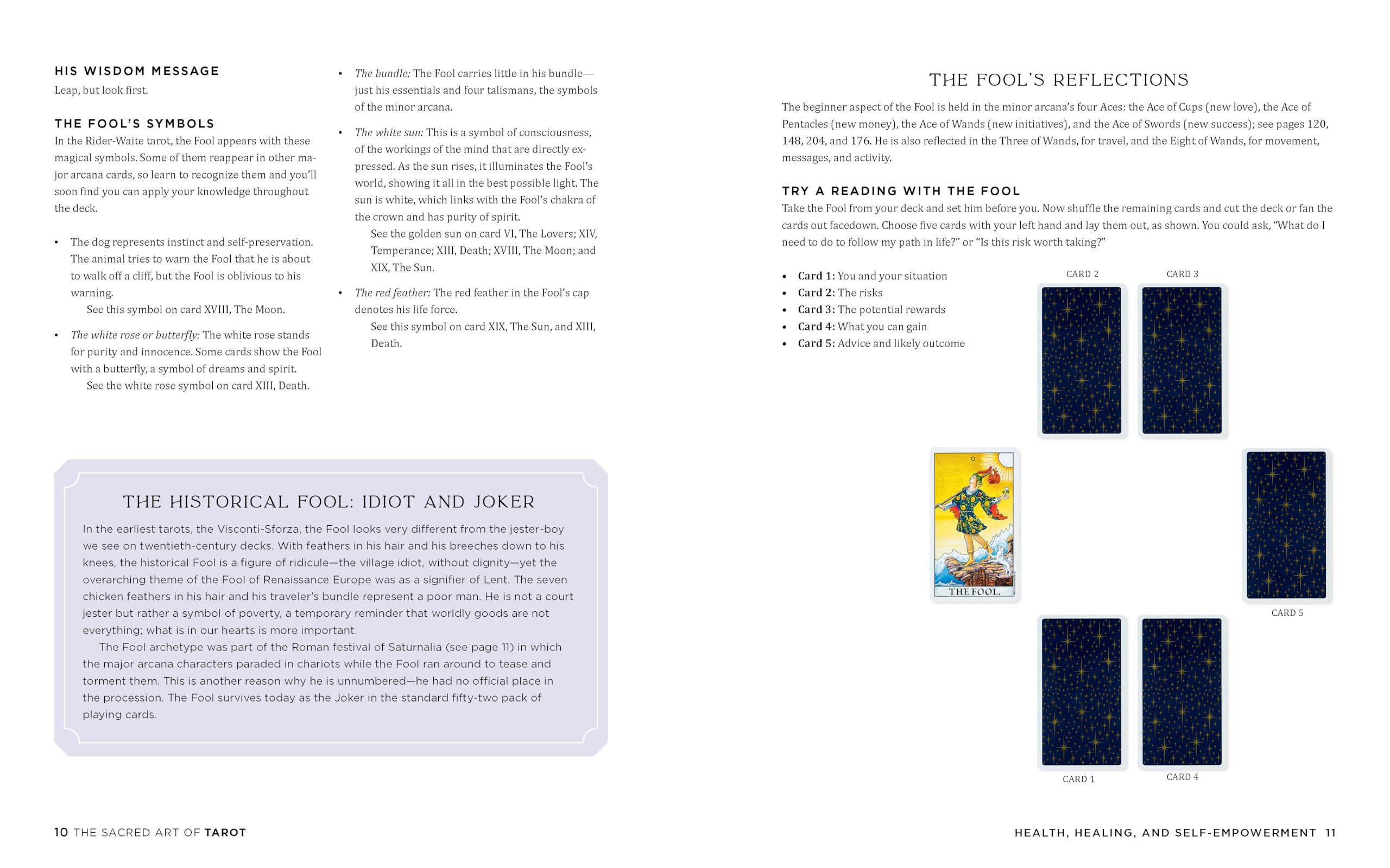 Sacred Art of Tarot : An Essential Guide for Reading the Cards to Enhance Your Intuition and Reveal Life’s Meanings