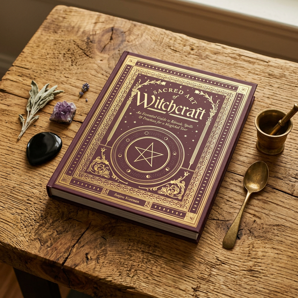 Sacred Art of Witchcraft: An Essential Guide to Rituals Spells & Practices for a Magickal Year Hardback Book