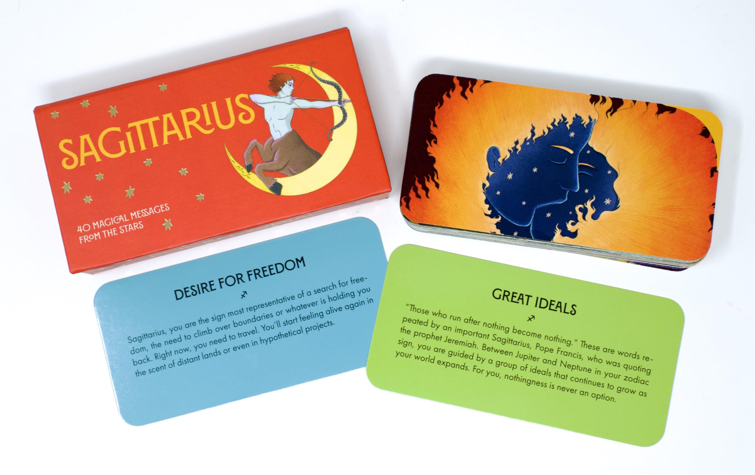 Sagittarius Pocket Zodiac Cards : 40 Magical Messages from the Stars - Sold by Witch, Please!