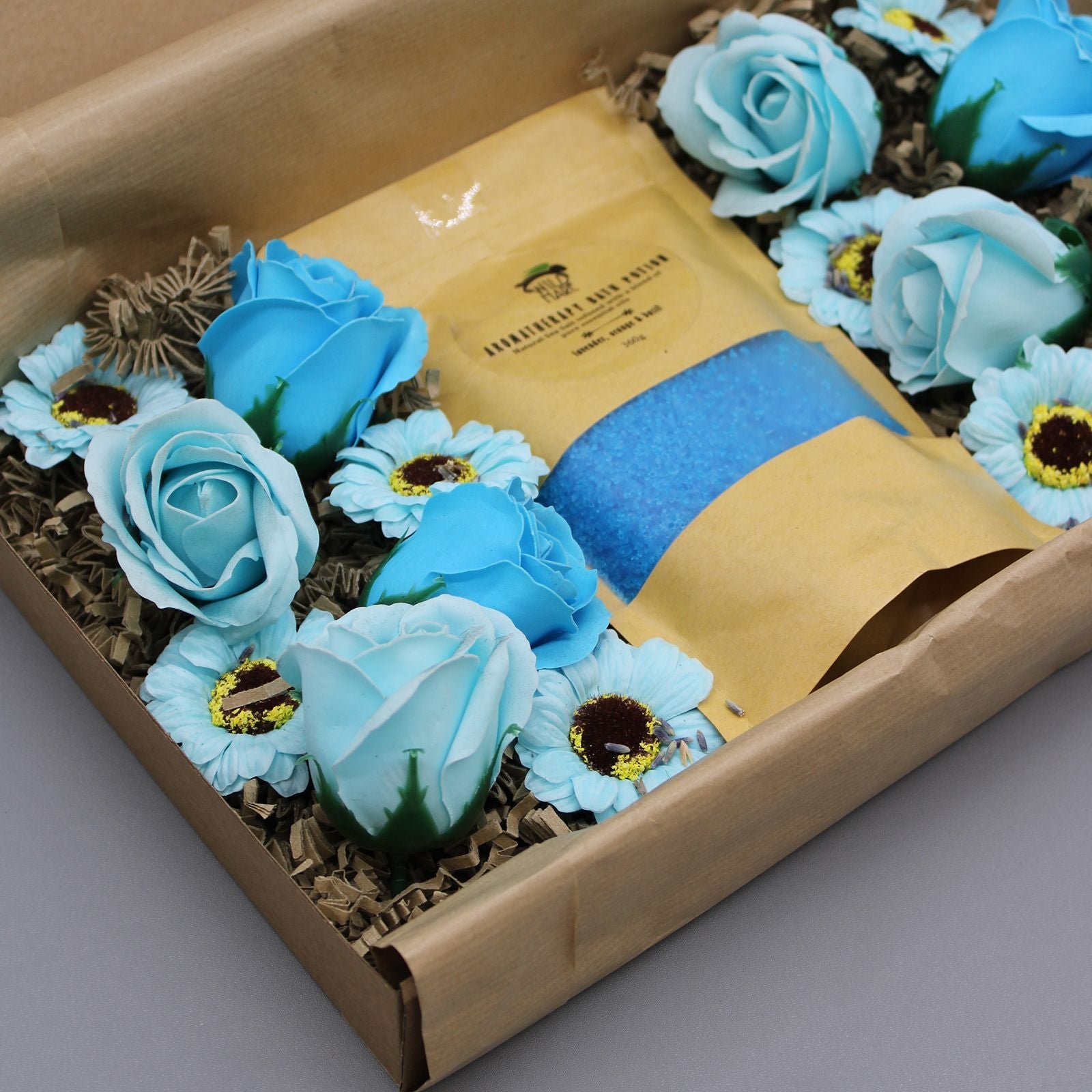 Salt Soak Gift Set - Total Unwind - Wild Hare Salt & Flowers Sets