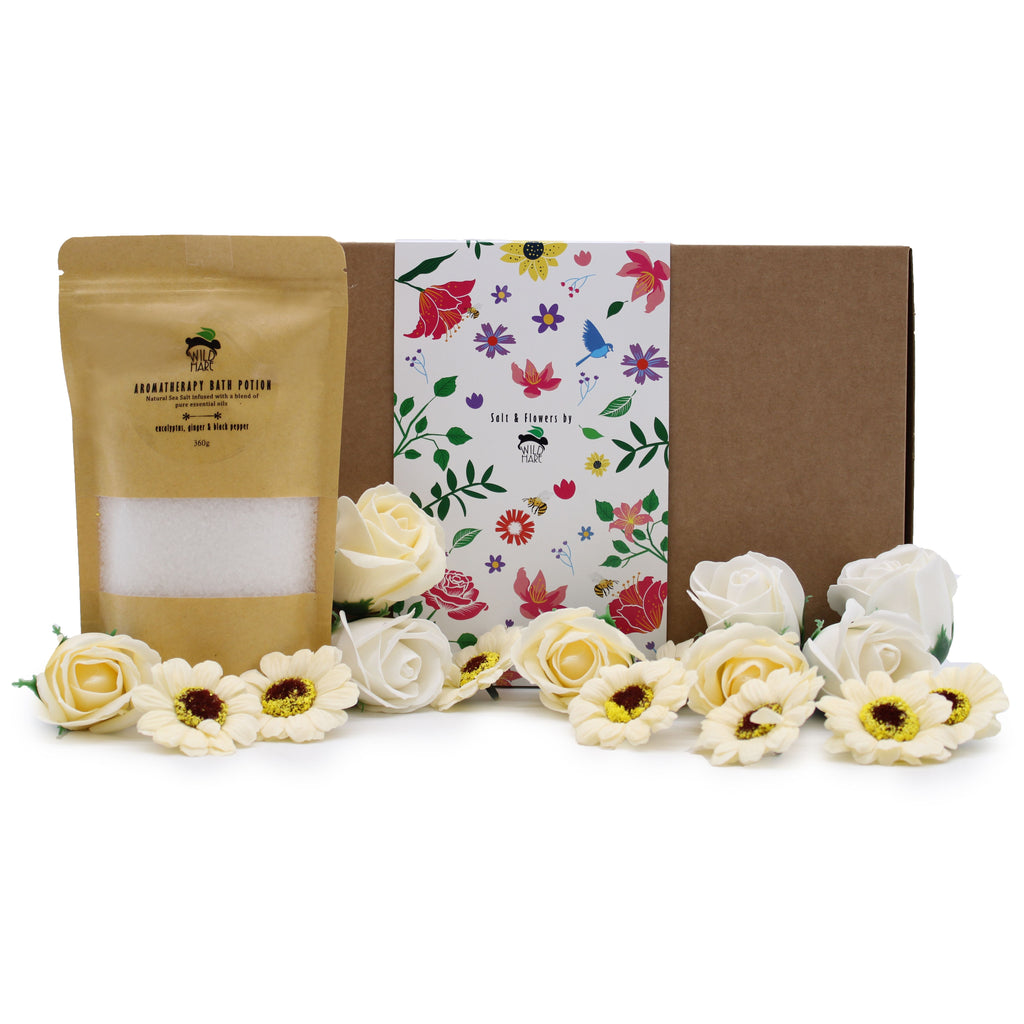 Salt Soak Set - Cold & Flu - Wild Hare Salt & Flowers Sets