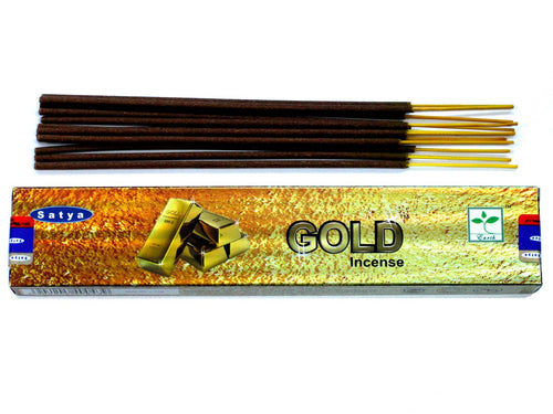 Satya Incense 15gm - Gold Sticks