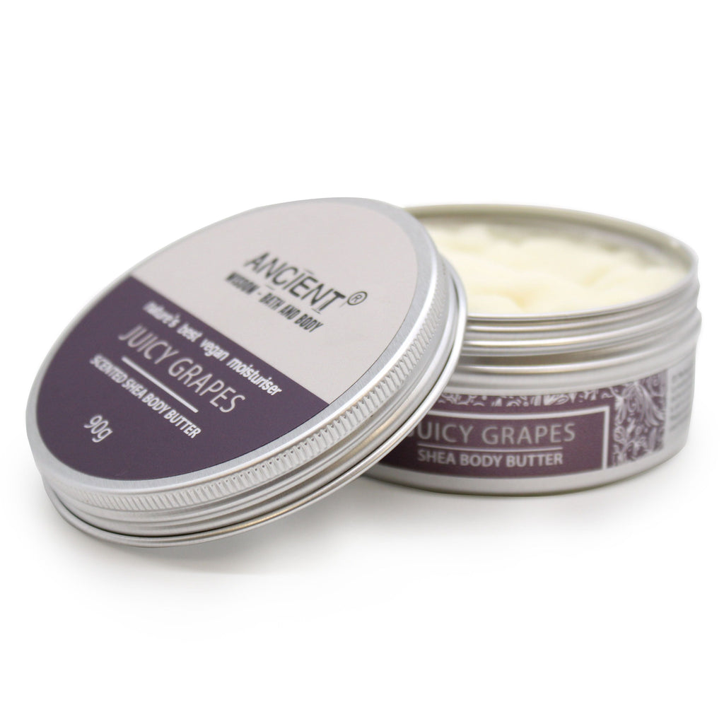 Scented Shea Body Butter 90g - Juicy Grapes - Scented Shea Body Butter - 90g