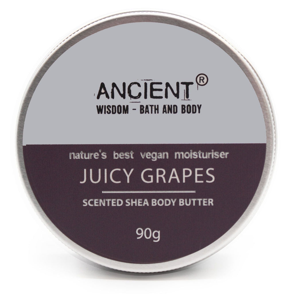 Scented Shea Body Butter 90g - Juicy Grapes - Scented Shea Body Butter - 90g