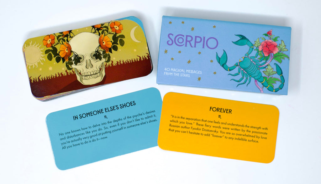 Scorpio Pocket Zodiac Cards : 40 Magical Messages from the Stars - Sold by Witch, Please!